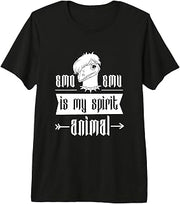 Emo Boy Emo Girl Emu Bird Emocore Punk Aesthetic Goth Premium Tri-Blend T-Shirt
