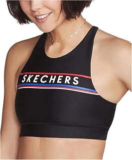 Skechers Womens Varsity Bra, Black, Small