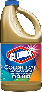 Clorox ColorLoad Non-Chlorine Bleach, 60 Ounce Bottle, Pack of 2, 120 Ounces Total