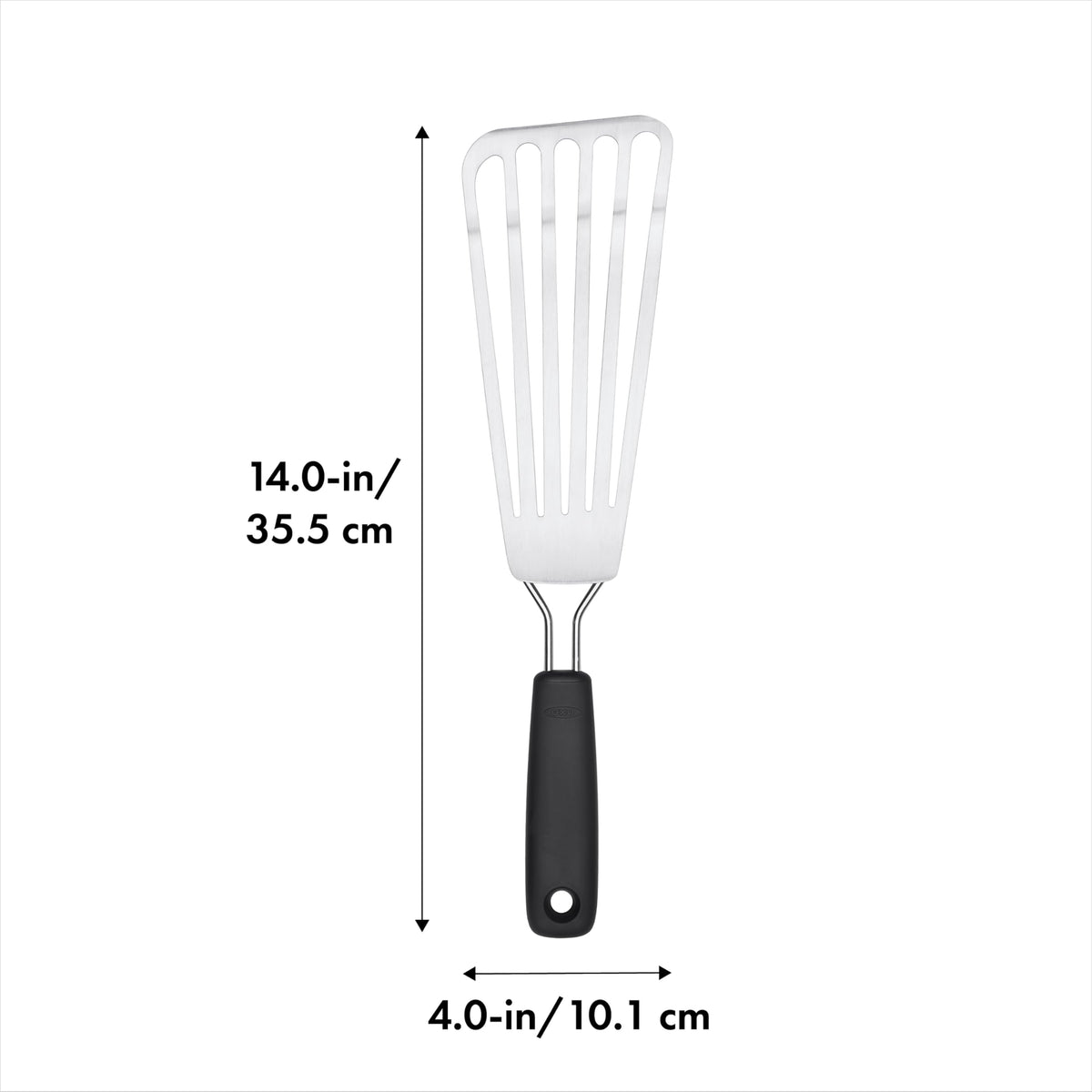 OXO Stainless Steel / Fish Turner / 1/2"W x 13.65"L/3-1/2" Cooking Utensils