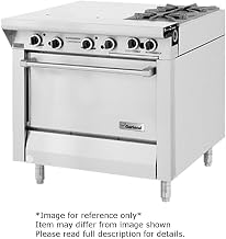 Garland M43-3R Master Series Heavy Duty 34" Gas Range with (3) 12" Even Heat Hot Tops & Standard Oven