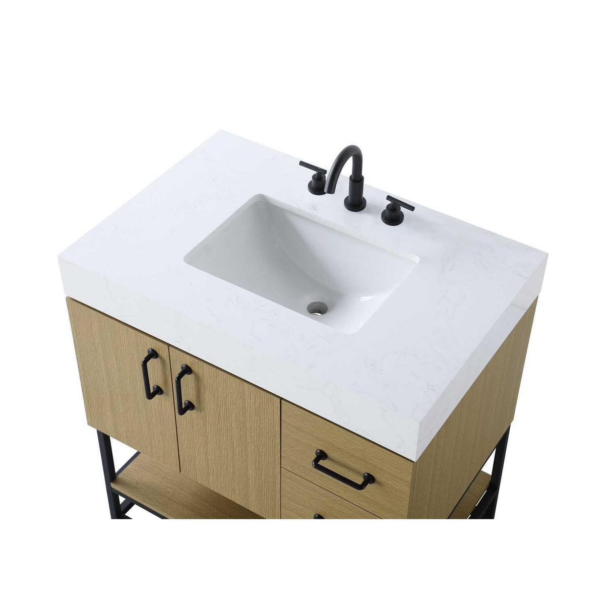 Caroline Bathroom Vanity Honey Brown by Lighting Design – Wood, Honey Brown, Model VF29232MHB