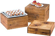 Cal-Mil 432-9-99 Cube Riser, 9" Height, 12" Width, 12" Length, Reclaimed Wood, Madera