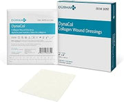 Dynarex Dürma+ DynaCol Collagen Dressing Pads for Advanced Wound Care - 100% Bovine Collagen Non-Adherent Dressings