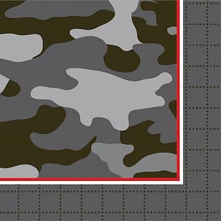 Creative Converting Operation Camo Beverage Napkin (16) Camouflage Birthday Party Supplies