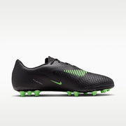Phantom 6 Low Academy Artificial-Grass Soccer Cleats (Black/Black/Illusion Green) Size by Nike – Black/Black/Illusion Green, Model HQ2322