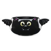 Halloween Bat Candy Bowl by Lenox – 1 Count, 74 fluid_ounces, Porcelain, Black, Model 899850