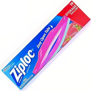 Ziploc Storage Gallon 19 Bags