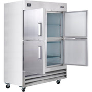 Reach In Split Door Refrigerator by Nexel – Stainless Steel, Silver, Model CFD-2RR-SD-HC