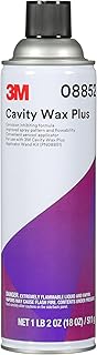 3M Cavity Wax Plus Aerosol Spray, 08852, 18 fl oz, Self-Healing, Chipping | Corrosion Protection; Non-Hardening; Peeling; Cracking