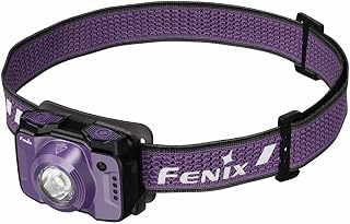 Fenix HL12R V2.0 Headlight, USB-C Rechargeable, Built-in Battery, 500 Lumens, Lightweight, 72.5g, IP66 Waterproof (Purple)