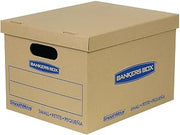 Bankers Box SmoothMove Classic Moving Boxes Kit BIApRm, Tape-Free Assembly, Small, 15 x 12 x 10 Inches, 30 Count (7714209)