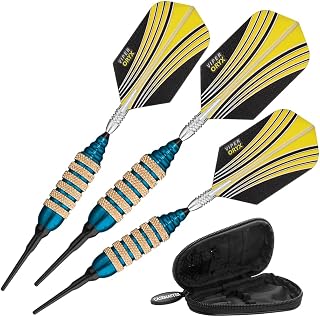 Viper Spinning Bee Soft Tip Darts with Casemaster Storage/Travel Case, 16 Grams