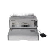 Orion E 500 Electric Comb Binding Machine () by Fellowes – 9.8" x 15.8" x 19.8", Clear, Model 5643201