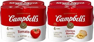 (Bundle of 4 Packs of 4) 16 Cans, Campbell's Condensed Soup, 10.75 oz Cans