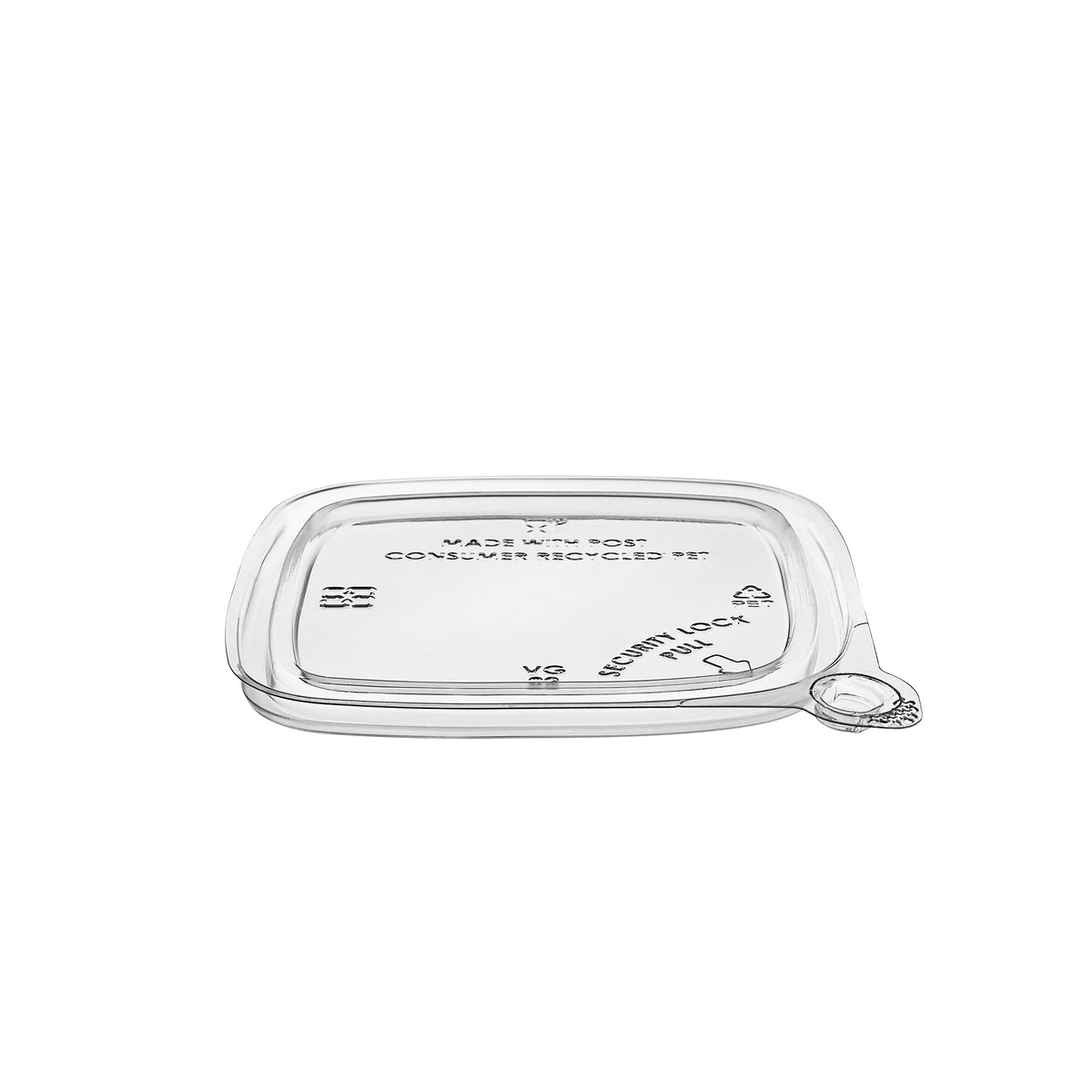 BUT-N-LOC Matching Lid / Clear / Compact Clamshell Take Out Containers