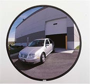 160-Degree Outdoor Acrylic Convex Mirror W/Galvanized Steel Back, 36" Dia.