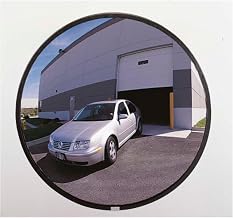 160-Degree Outdoor Acrylic Convex Mirror W/Galvanized Steel Back, 36" Dia.