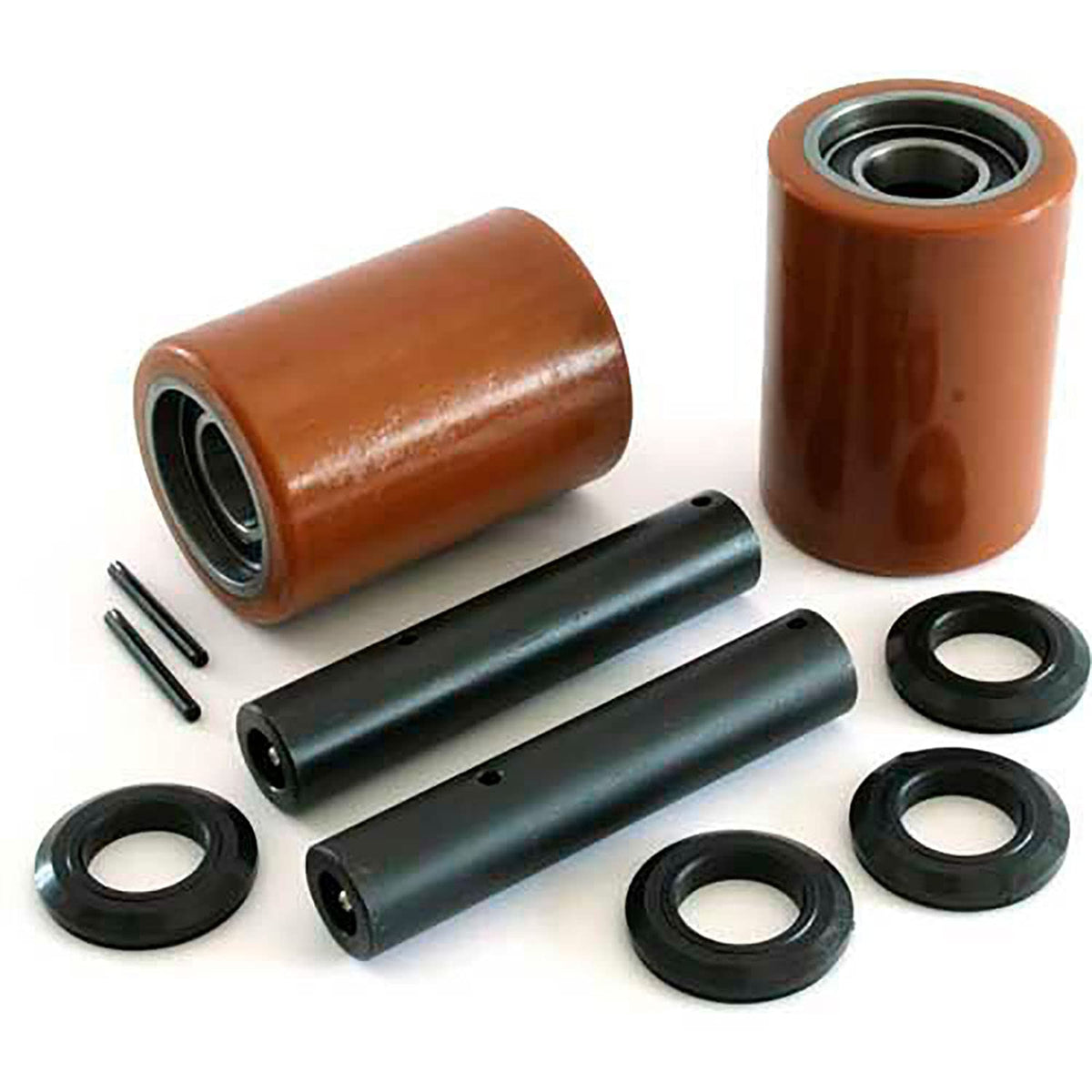 GPS Load Wheel Kit for Electric Pallet Truck - Fits Crown by GPS - Generic Parts Service – 8"L x 6"W x 4"H, Polyurethane, ch, Model GWK-WP3000-LW