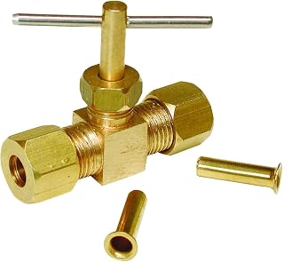 Dial Manufacturing 1732-8402 1/4" Comp Straight Needle Valve