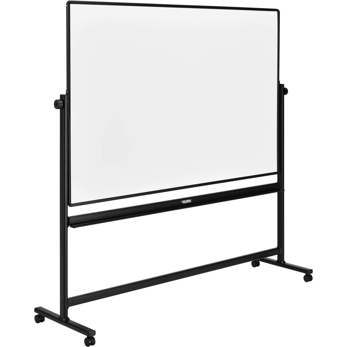 96" W x 48" H Reversible Rolling Magnetic Dry Erase Board by Global Industrial – 99"W x 69"H, Alloy Steel, White, Model TWMBB-9648