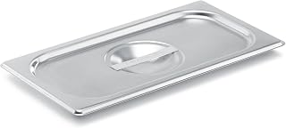 Vollrath (75130) Super Pan V Steam Table / Hotel Pan Cover (1/3 Size, Stainless Steel)