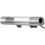 Infrared Patio Heater W/Remote Control by Global Industrial – Aluminum, Black, Model MOON
