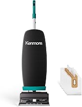 Kenmore Commercial Grade Vacuum Cleaner 14L Capacity Bagged Upright Vac | LED Headlight and 2-Speed Setting Powerful Suction for Pets, Carpets & Hard Floor, BU1001