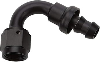 Pushlock Hose End Black 120 Deg Elbow -16