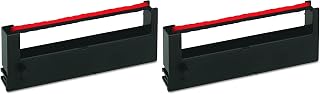 Acroprint Time Recorder Co. Replacement Ribbon for ES1000 Recorder, Black/Red (ACP390129000) (Pack of 2)