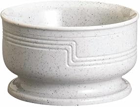Cambro Shoreline Collection 9 Oz Large Speckled Grey Plastic Insulated Bowl - 4 3/8"Dia x 2 3/8"H