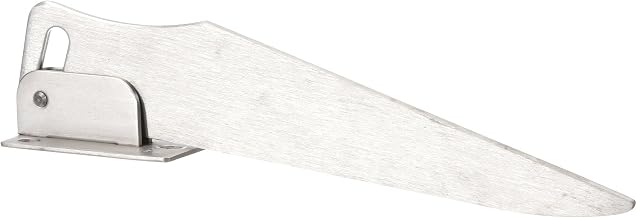 Component Hardware 12-1/8" Stainless Steel Fold Down 3-Rail Trail Slide Bracket