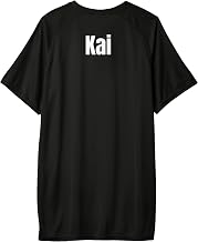 Men's Kai Name Personalized First Names Epic Minimal Text Adult & Youth Baseball Jersey
