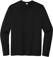 SPORT-TEK Unisex Posi-UV Pro Long Sleeve Tee | Workout T-Shirt for Men & Women, Gym Clothing for Spring & Summer Fashion