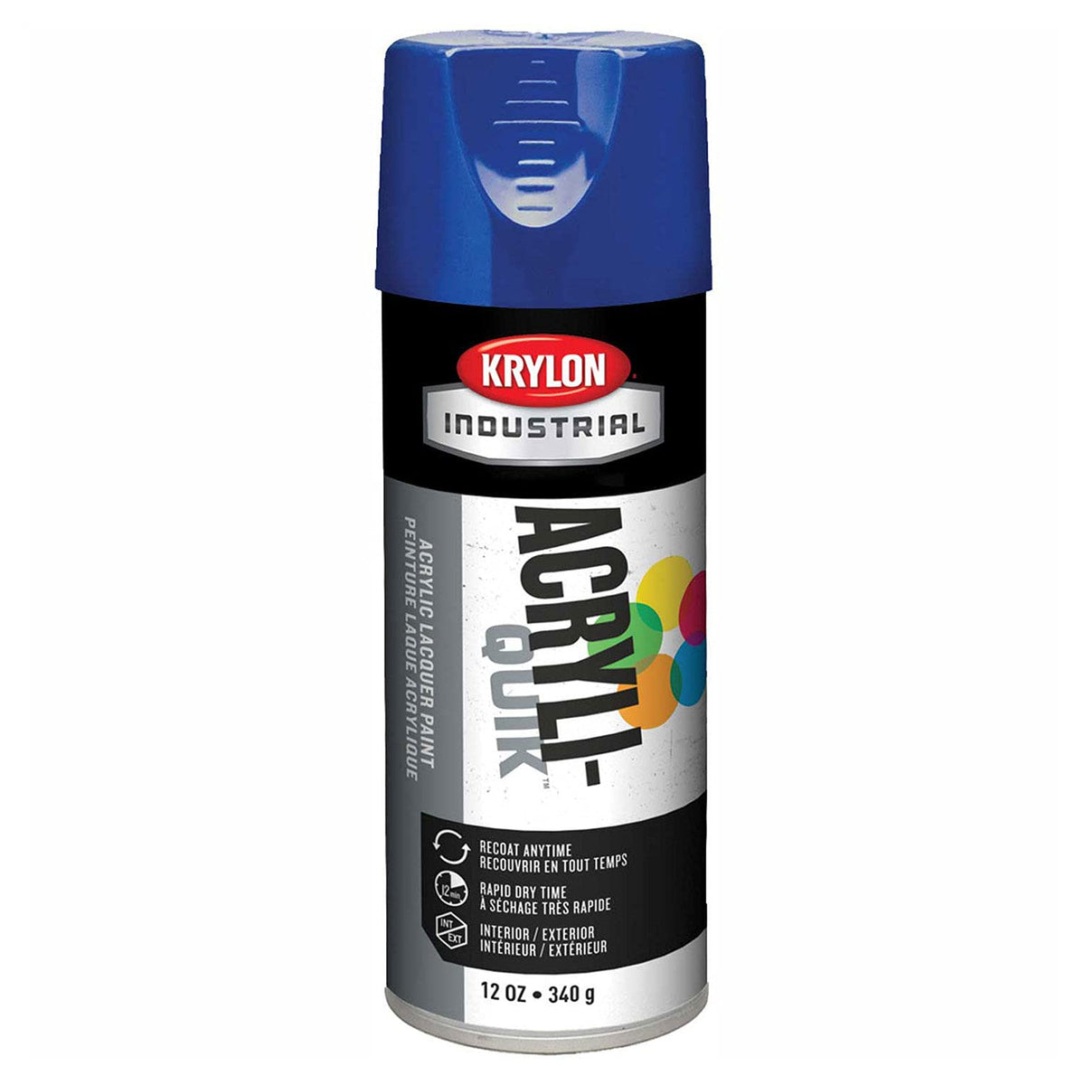 (5-Ball) Interior-Exterior Paint True Blue (OSHA Safety Blue) - Lot of by Krylon – 6, Blue, Model 51910
