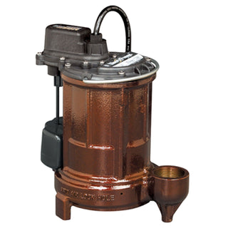 Manual 1/3 HP Cast Iron Submersible Sump/Effluent Pump with 35-Feet Cord by Liberty Pumps – Model 250-3