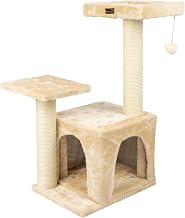 Armarkat Classic Real Wood Cat Tree A3207, Beige, 22" L X 17" W X 32" H