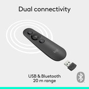 Logitech Red Laser / 3 buttons / Clicker Presentation Remotes