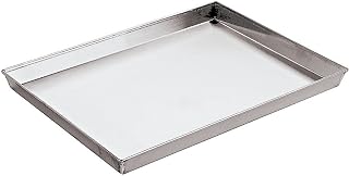 PADERNO World Cuisine 25 1/2 by 17 3/4 Inch by 1 1/8 Inch Splayed Sided Aluminized Steel Baking Sheet