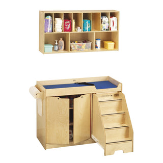 Changing Table with Stairs Combo by Jonti-Craft – Birch, Pack of 2, Model 5143JC