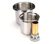Dipperwell Bowl and Drain Assembly by T&S Brass – not_applicable, 26.5 liters_per_minute, Stainless Steel, White, Model 006678-45