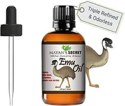 Pure Carrier and Essential Oils for Skin Care, Hair, Body Moisturizer for Face-Anti Aging Skin Care (Emu Oil, 4oz)