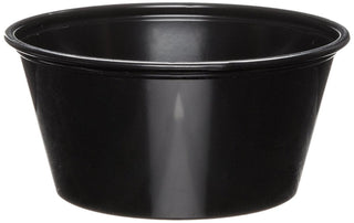 Dart P325BLK CPC 3.25 oz Souffle Plastic Cup, Black - Case of 2500