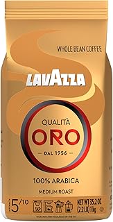 QualitÃ Oro Whole Bean Blend by Lavazza – 2.2 Pound (Pack of 1), Gold, Model 041953019435