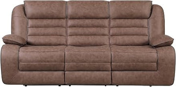 Global Furniture USA U2250 Brown Reclining Sofa