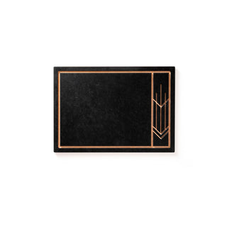 Frank Lloyd Wright Medium Cut & Serve Board - Dishwasher Safe Non-Toxic Made in the USA by Epicurean – 13.8"L x 9.8"W, Paper Composite, Slate/Natural, Model 555-14100201FLW
