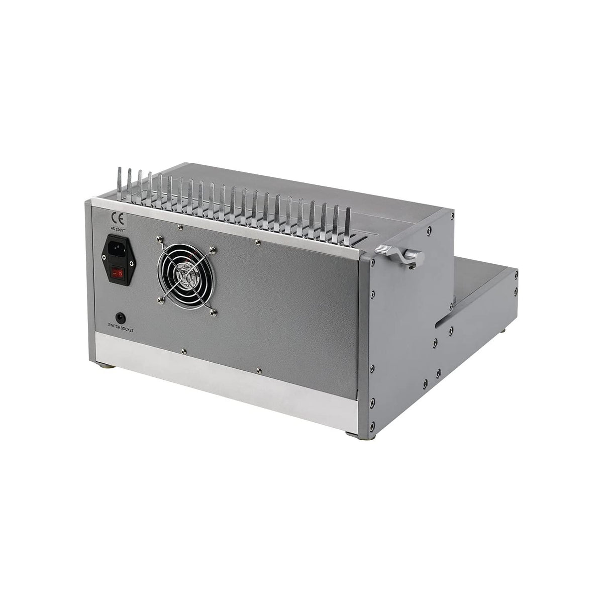 Orion E 500 Electric Comb Binding Machine () by Fellowes – 9.8" x 15.8" x 19.8", Clear, Model 5643201