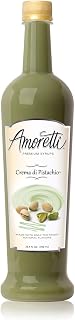 Amoretti Premium Syrup, Crema Di Pistachio, 25.4 Ounce (Pack of 12)
