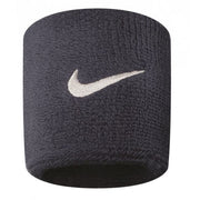 Swoosh Wristbands (Black/White by Nike – One Size, Cotton, Black/White, Model NWBSB