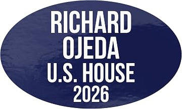 Richard Ojeda for Us House 2026 Sticker Car Bumper Elections Voting Race Vote
